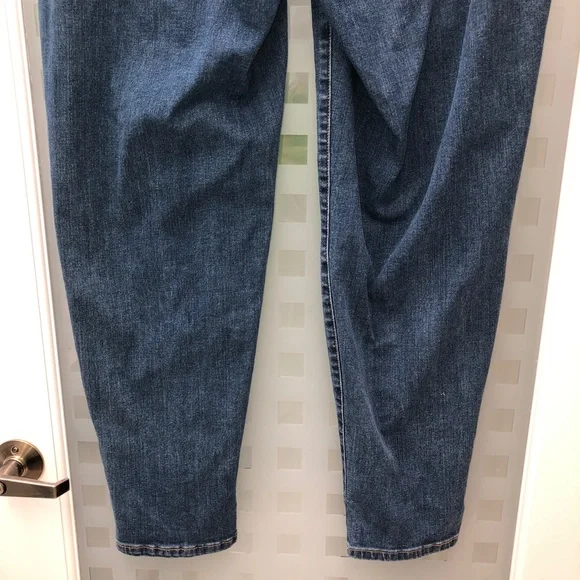 🎉3HP🎉 LANE BRYANT Low Rise Boyfriend Jeans Distressed Deconstructed Stretch 16 - Picture 11 of 16